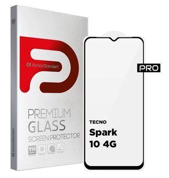 Защитное стекло ArmorStandart Pro для Tecno Spark 10 4G (KI5q) Black (ARM67794) ARM67794 фото