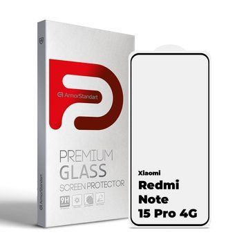 Защитное стекло ArmorStandart Edge Glue Curved для Xiaomi Redmi Note 15 Pro 4G (ARM90804) ARM90804 фото