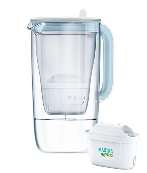 Brita Фильтр-кувшин Glass Jug One, стеклянный, 2.5л, синий 1050452 фото
