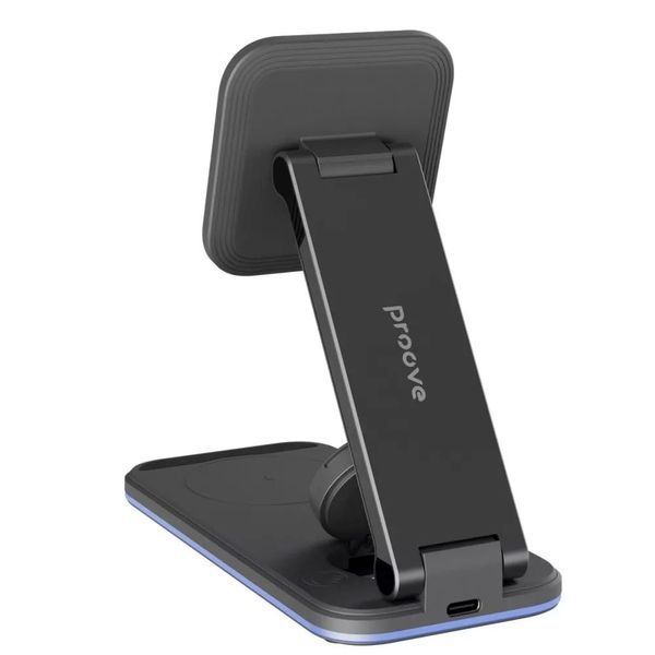 Бездротовий зарядний пристрій Proove Energy Fold 3 in 1 Black (WSEF15010001) WSEF15010001 фото