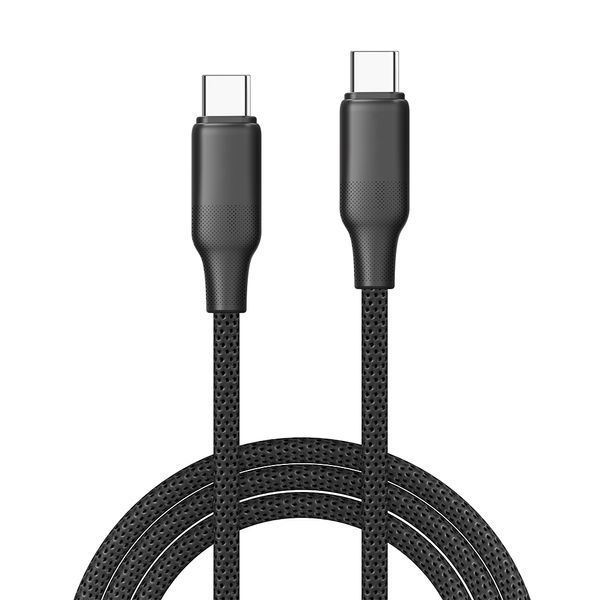 Кабель ColorWay Type-C - Type-C (60W) 3А 2м чорний (CW-CBPDCC102-BK) CW-CBPDCC102-BK фото