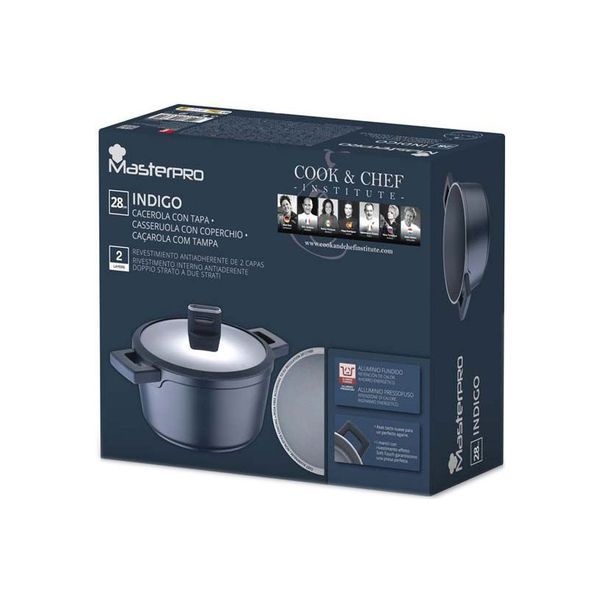 Каструля MasterPro Indigo з кришкою 3 л (BGMP-7980) BGMP-7980 фото