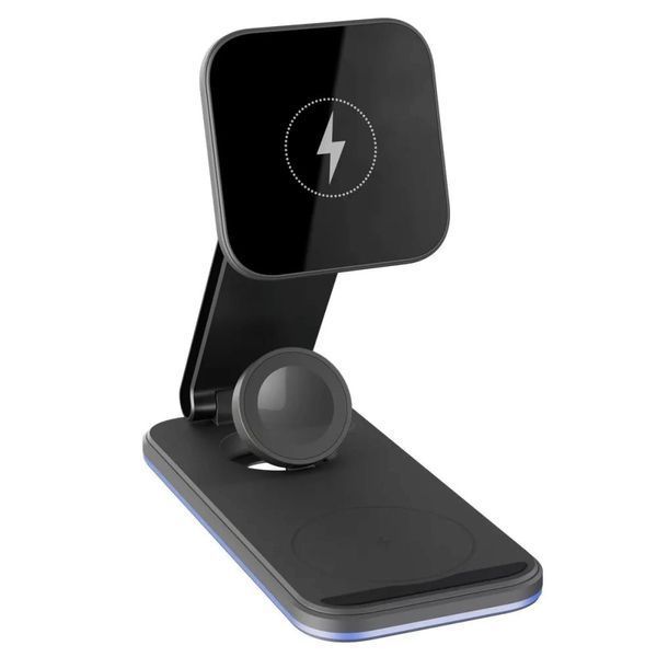 Бездротовий зарядний пристрій Proove Energy Fold 3 in 1 Black (WSEF15010001) WSEF15010001 фото