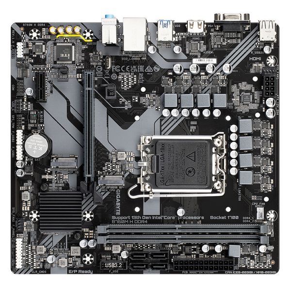 Материнська плата GIGABYTE B760M H DDR4 B760M H DDR4 фото