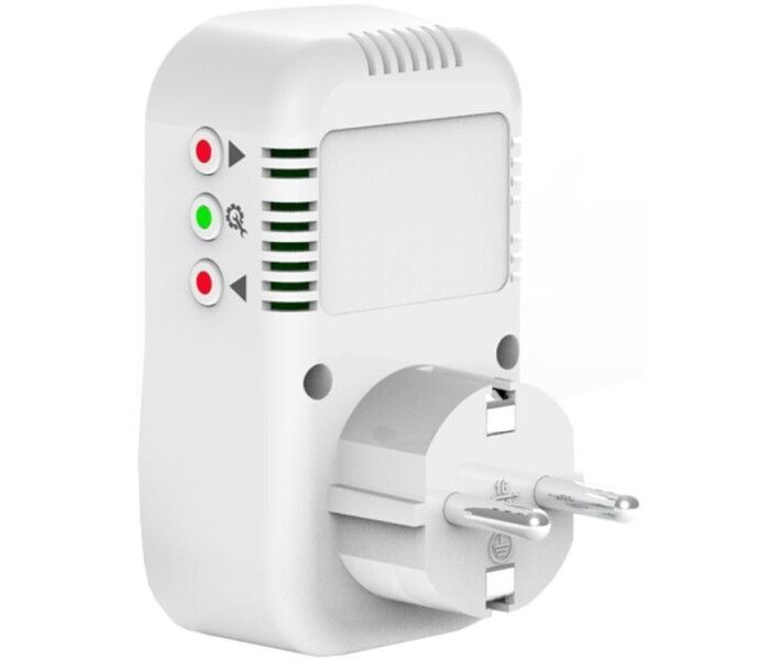 Реле напруги ColorWay (16A/3680W) 150V-210V/230V-280V DS1 White (CW-VR16-01D) CW-VR16-01D фото