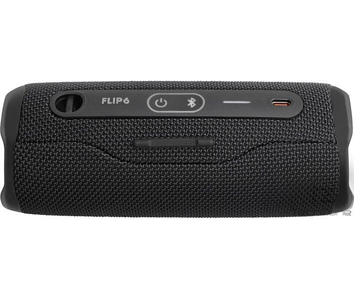 Акустика JBL Flip 6 Black (JBLFLIP6BLKEU) JBLFLIP6BLKEU фото