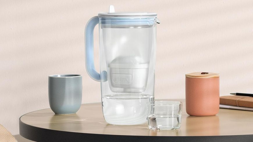 Brita Фильтр-кувшин Glass Jug One, стеклянный, 2.5л, синий 1050452 фото
