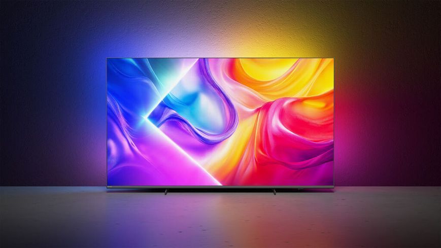 Телевизор 75" Philips QLED 4K 144Hz Smart Titan OS Black Ambilight 75PUS9010/12 фото