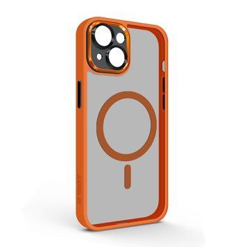 Накладка ArmorStandart Unit MagSafe SE для Apple iPhone 15 Plus Orange Black (ARM75373) ARM75373 фото