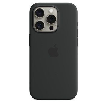Чехол Apple Silicone Case для iPhone 15 Pro с MagSafe Black (ASC15PBK(M)) ASC15PBK(M) фото