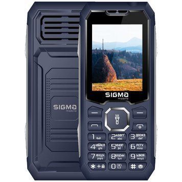 Мобильный телефон Sigma X-style 341 BRO Type-C Blue (4827798368428) 4827798368428 фото