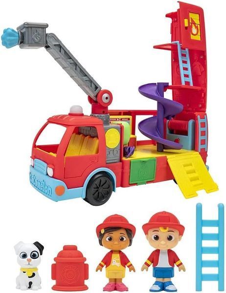 Ігровий набір CoComelon Feature Vehicle Пожежна машина-трансформер з аксесуарами CMW0220 фото