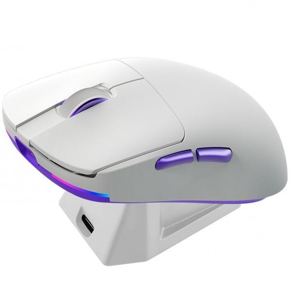 Мышка Proove Gaming Superfight Wireless with charging dock White/Purple (WMSW00122002) WMSW00122002 фото