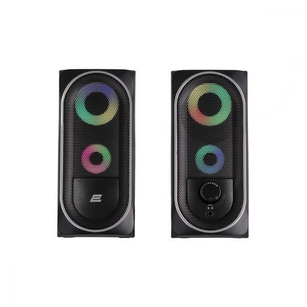 Акустика 2E PCS234 RGB 2.0 USB Black (2E-PCS234BK) 2E-PCS234BK фото