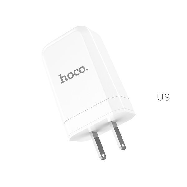 Зарядний пристрій HOCO C45 Cool Rotary Muttistandart/2USB/2,4A White fa815a61-9d84-11e9-824c-38d54713ceda фото