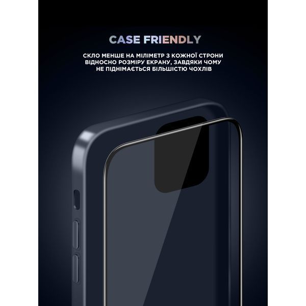 Захисне скло ArmorStandart Supreme Black Icon 3D для Apple iPhone 16 Pro Max Black (ARM78038) ARM78038 фото