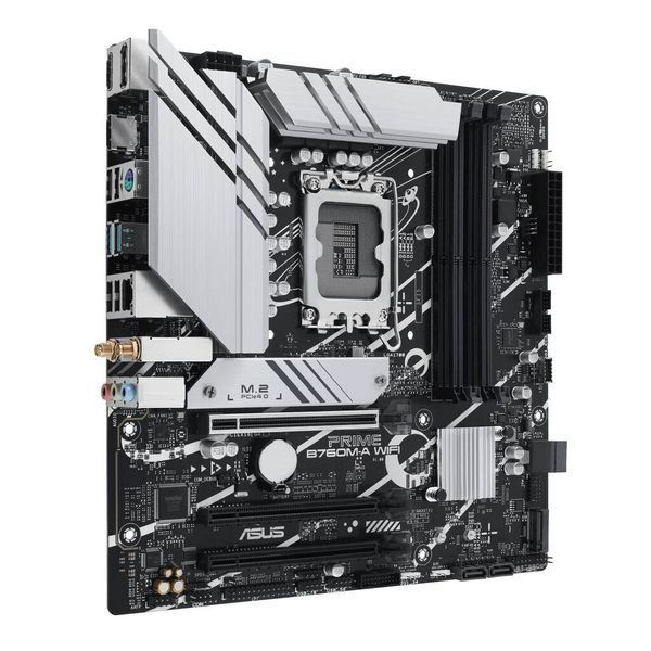 Материнcька плата ASUS PRIME B760M-A WIFI s1700 B760 4xDDR5 M.2 HDMI DP Wi-Fi BT mATX 90MB1EL0-M1EAY0 фото