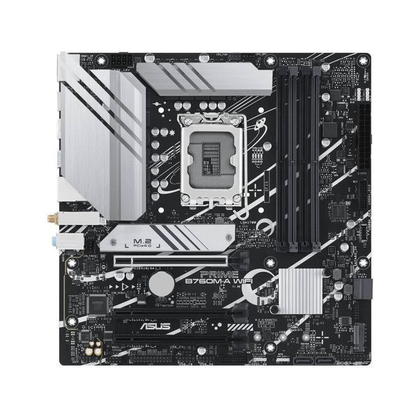 Материнcька плата ASUS PRIME B760M-A WIFI s1700 B760 4xDDR5 M.2 HDMI DP Wi-Fi BT mATX 90MB1EL0-M1EAY0 фото