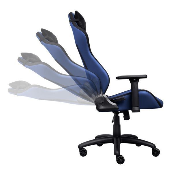 Крісло Trust GXT714B Ruya ECO, ПУ шкіра, 3D-Armrests, синій 25131_TRUST фото