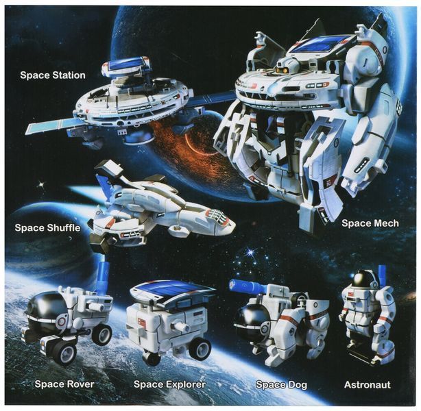 Робот-конструктор Same Toy &ndash; Космический флот 7 в 1 на солнечной батарее 2117UT фото
