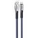Кабель ColorWay USB - MicroUSB (zinc alloy) 2.4A 1м синій (CW-CBUM011-BL) CW-CBUM011-BL фото 1