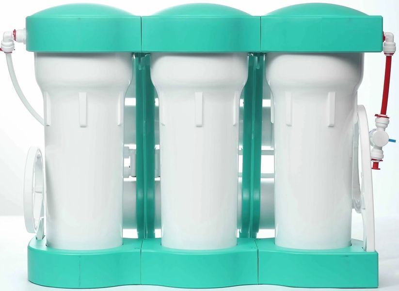 Фільтр зворотного осмосу Ecosoft P&rsquo;URE AQUACALCIUM Mint, мембрана 75gpd DuPont, картридж AquaCalcium збагачує мінералами, дренаж 1:1 MO675PUREMACECO фото