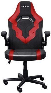 Крісло Trust GXT703R Riye, ПУ шкіра, Foldable Armrests, червоний 24986_TRUST фото