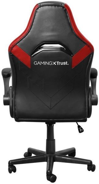 Крісло Trust GXT703R Riye, ПУ шкіра, Foldable Armrests, червоний 24986_TRUST фото