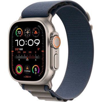 Смарт-часы Apple Watch Ultra 2 GPS + Cellular 49mm Titanium Case with Blue Alpine Loop L USED MREQ3 фото