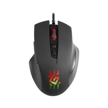 Мишка Defender Wolverine GM-700L RGB USB Black (52700) 52700 фото