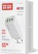 Зарядний пристрій ColorWay GaN Mini (65W) PD Port PPS USB (USB-2C1A) білий (CW-CHS058PD-WT) CW-CHS058PD-WT фото 3