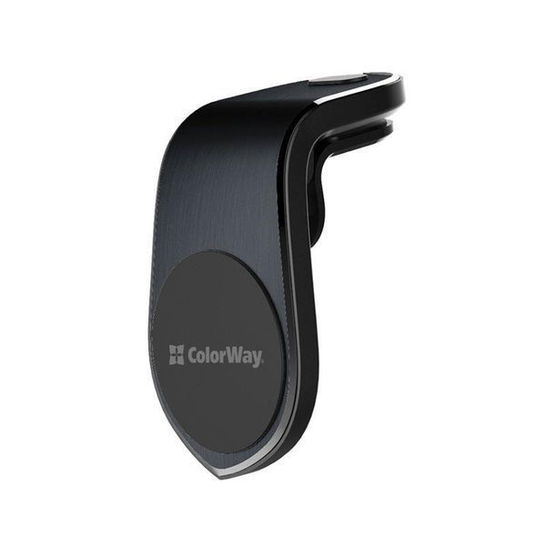 Автомобильный держатель для телефона ColorWay Metallic Air Vent-1 Black (CW-CHM04-BK) CW-CHM04-BK фото