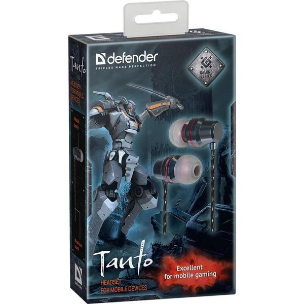 Наушники Defender Tanto Black-Grey (64451) 64451 фото