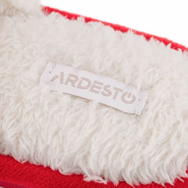 Обувь домашняя Ardesto Christmas 40/41 размер, 100% полиэстер, подошва 100% резина, красный ART2540DR фото