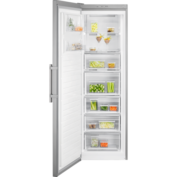 Морозильная камера Electrolux, 186x60х65, 278л, E, NF, инв., нерж LUS7ME28X фото