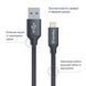 Кабель ColorWay USB - Apple Lightning 2.1А 1м чорний (CW-CBUL004-BK) CW-CBUL004-BK фото 2