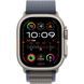 Смарт-годинник Apple Watch Ultra 2 GPS + Cellular 49mm Titanium Case with Blue Alpine Loop L USED MREQ3 фото 2
