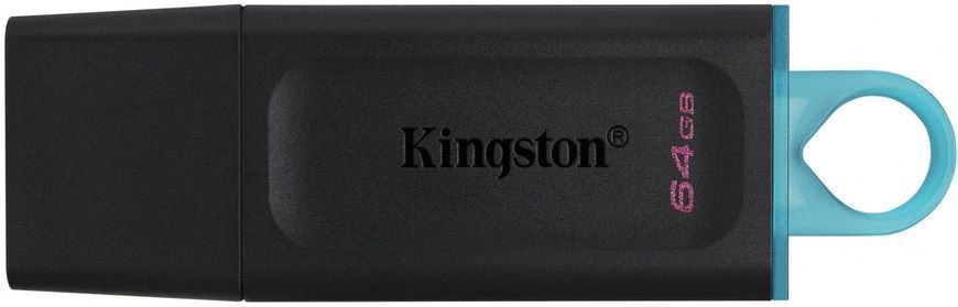 USB флешдрайв 64GB Kingston DT Exodia USB 3.2 Black/Teal (DTX/64GB) DTX/64GB фото