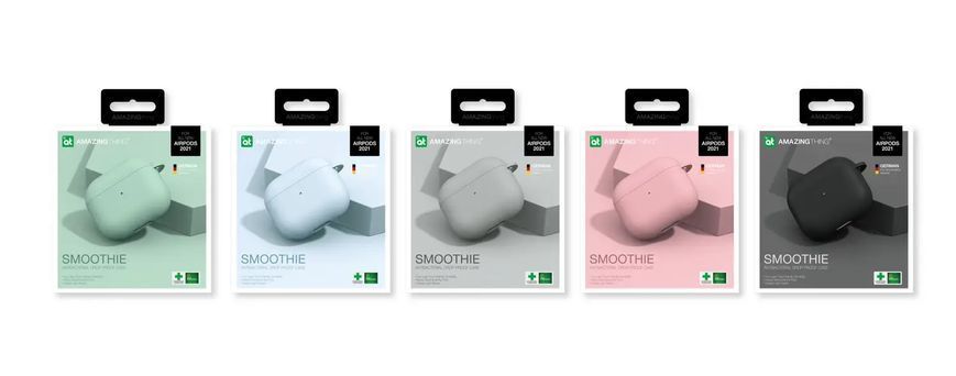 Чохол AmazingThing Smoothie Case for Airpods 3 Space Grey (APPRO2SABGYC) APPRO2SABGYC фото