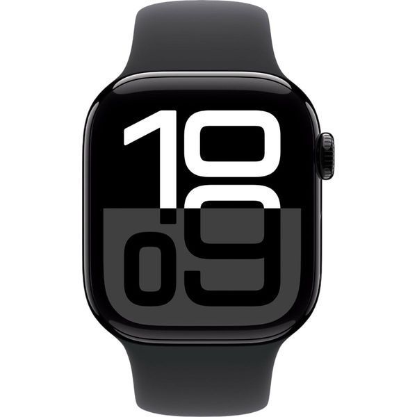 Смарт-часы Apple Watch Series 10 GPS 42mm Jet Black Aluminium Case with Black Sport Band M/L USED MWWF3 фото