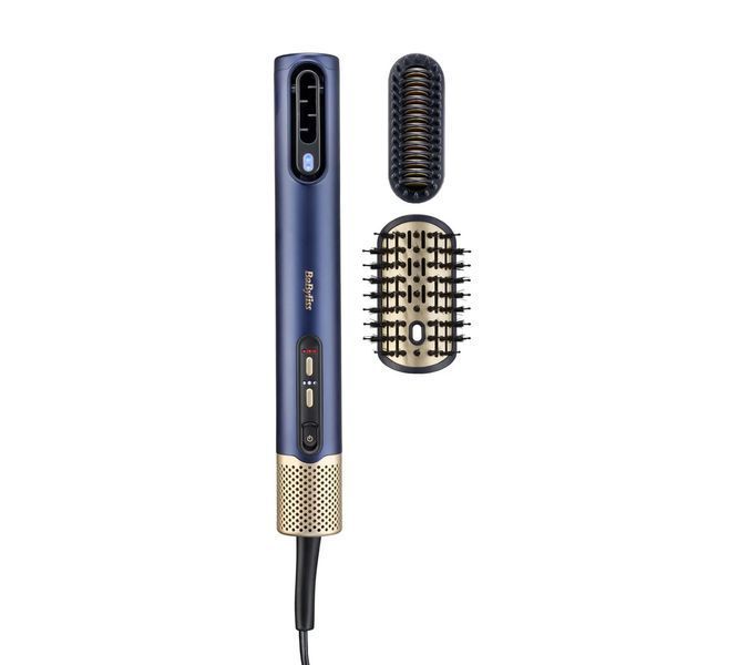 BaByliss Стайлер Air Wand, 1600Вт, темп.режимов-3, ионизация двойная, 2 насадки, синий AS6550E фото