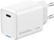 Зарядний пристрій ColorWay GaN Mini (65W) PD Port PPS USB-C білий (CW-CHS049PD-WT) CW-CHS049PD-WT фото 1