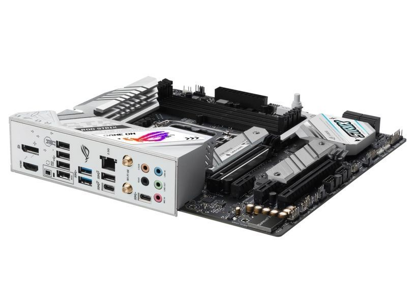 ASUS Материнcкая плата ROG STRIX B760-G GAMING WIFI s1700 B760 4xDDR5 M.2 HDMI DP Wi-Fi BT mATX 90MB1EQ0-M1EAY0 фото