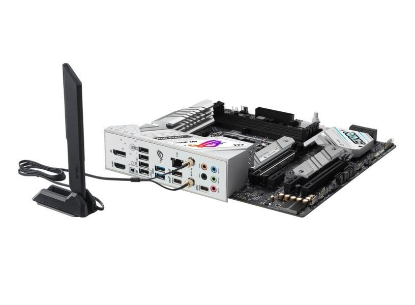ASUS Материнcкая плата ROG STRIX B760-G GAMING WIFI s1700 B760 4xDDR5 M.2 HDMI DP Wi-Fi BT mATX 90MB1EQ0-M1EAY0 фото