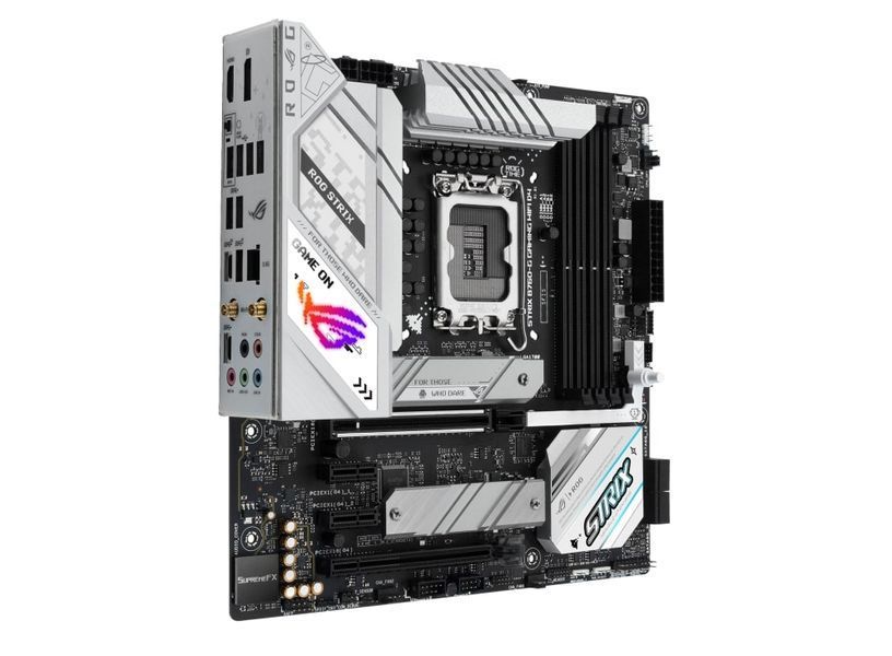 ASUS Материнcкая плата ROG STRIX B760-G GAMING WIFI s1700 B760 4xDDR5 M.2 HDMI DP Wi-Fi BT mATX 90MB1EQ0-M1EAY0 фото
