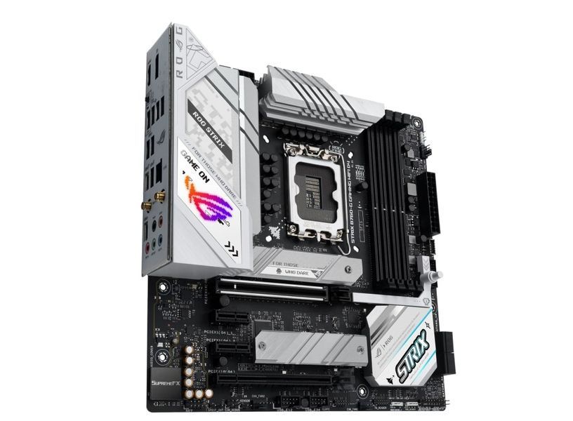 ASUS Материнcкая плата ROG STRIX B760-G GAMING WIFI s1700 B760 4xDDR5 M.2 HDMI DP Wi-Fi BT mATX 90MB1EQ0-M1EAY0 фото