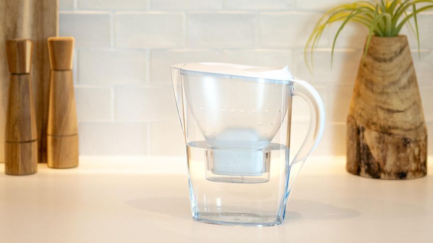 Фільтр-глечик Brita Marella XL Memo MXPro 3.5л (2л очищеної води) з фільтр-картриджем, синій 1052778 фото
