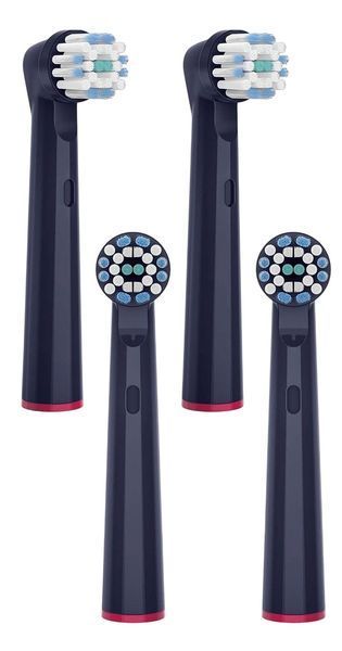 Насадки для зубных щеток Beurer TB 15/30/50 Sensitive GP, деликатная чистка, 4 шт в комплекте, синий TB_15/30/50_S_4_GP фото