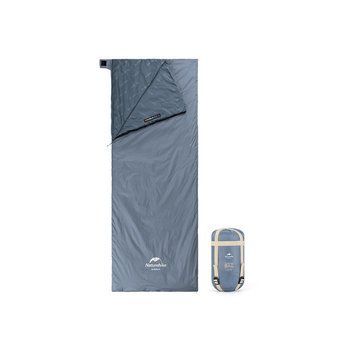 Спальний мішок Naturehike надлегкий Ultralight LW180 NH21MSD09 правий (15&deg;C) p-p М сіро-синій (69275 6927595777947-R фото