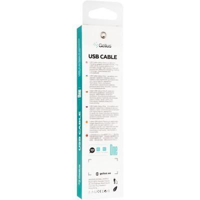 Кабель Gelius One GP-UC119 (12W) USB-A to Type-C (1м) White One GP-UC119 Type-C White фото